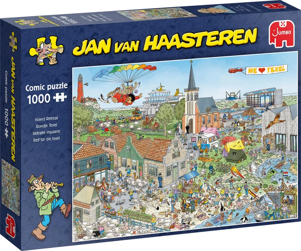 Jan van Haasteren Rondje Texel Legpuzzel 1000 Stuks
