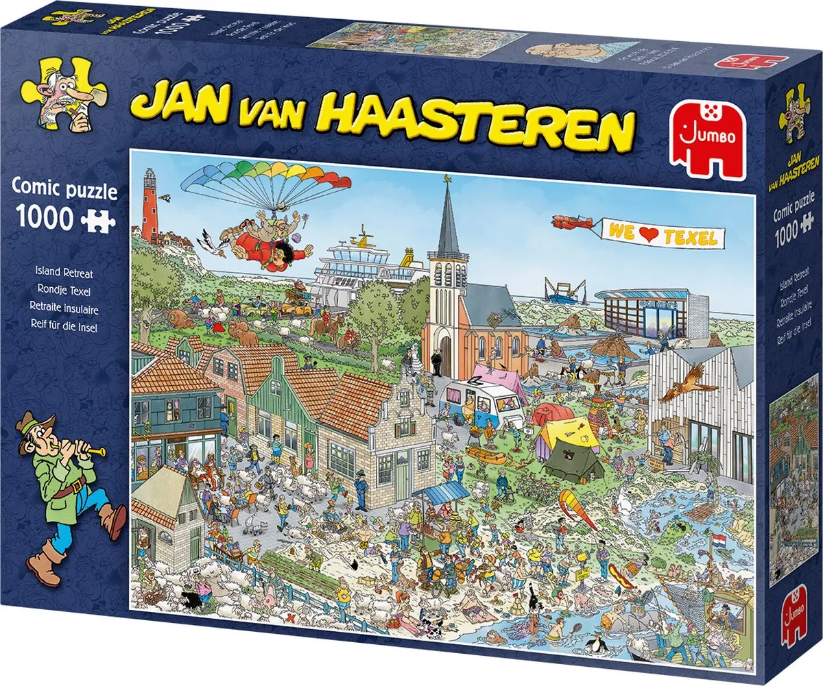 Jan van Haasteren Rondje Texel Legpuzzel 1000 Stuks