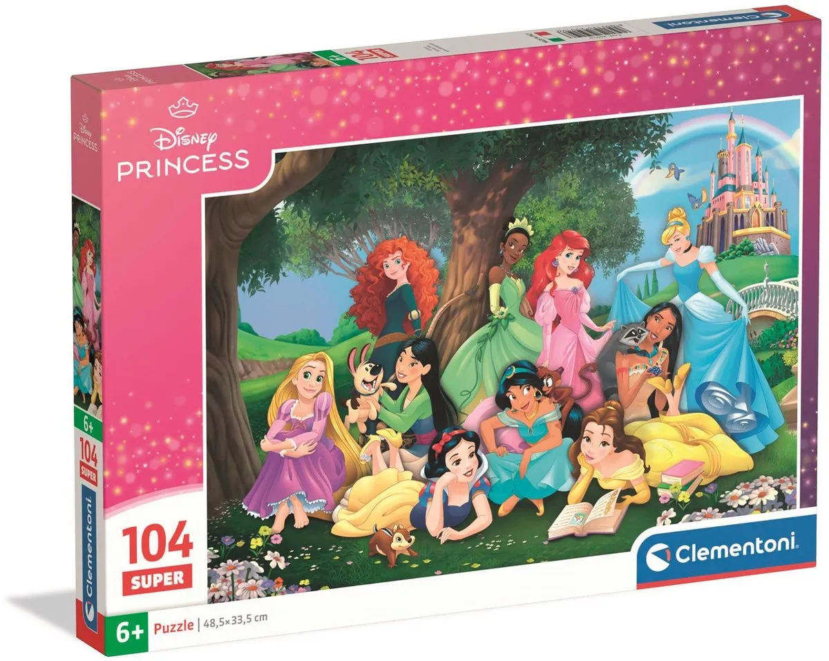 Clementoni Disney Prinses Puzzel 104 Stuks