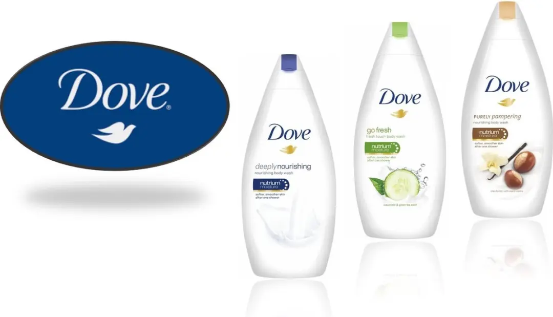 Dove Douchegel Assorti 1350ml - Shea Butter & Vanilla / Cucumber & Green Tea