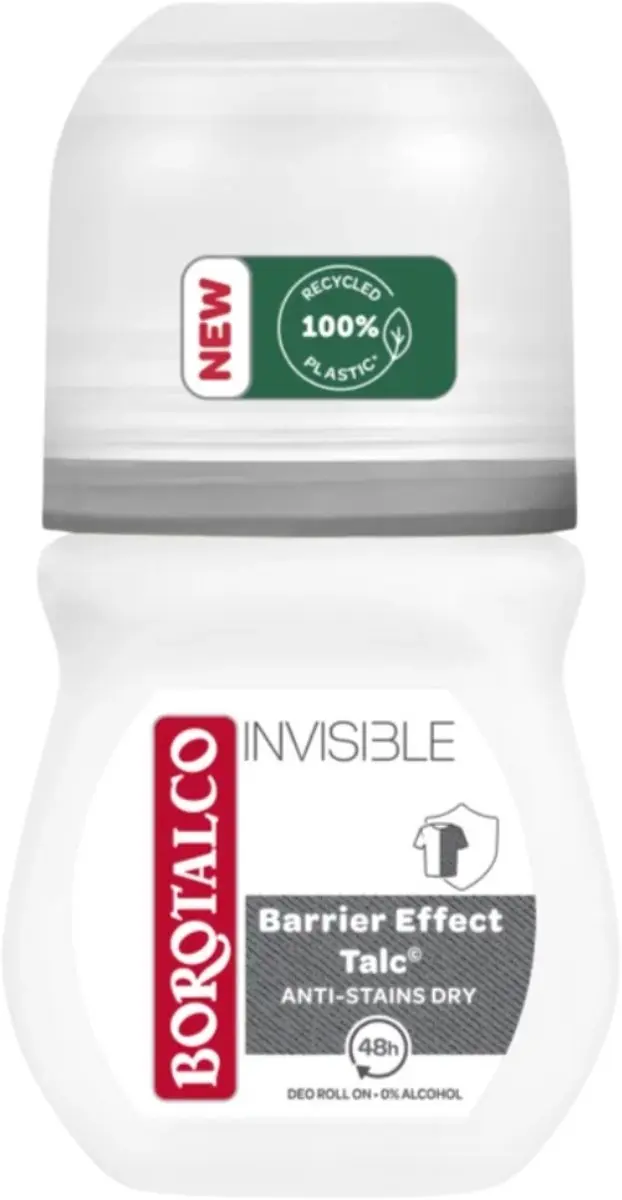 Borotalco Deodorant Roller Invisible Barrier Effect 50ml