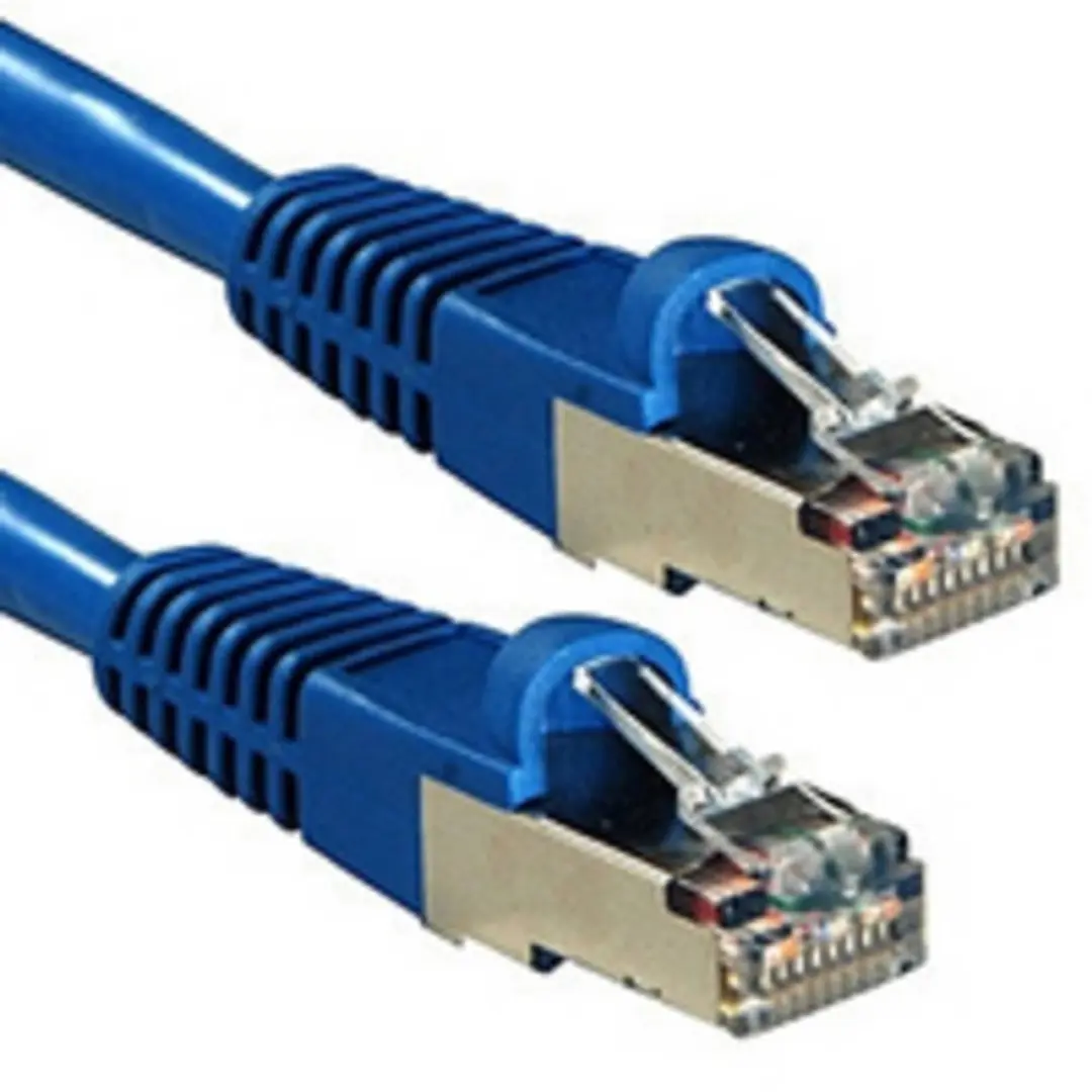 Lindy CAT 6A S/FTP Patchkabel 10m - Blauw