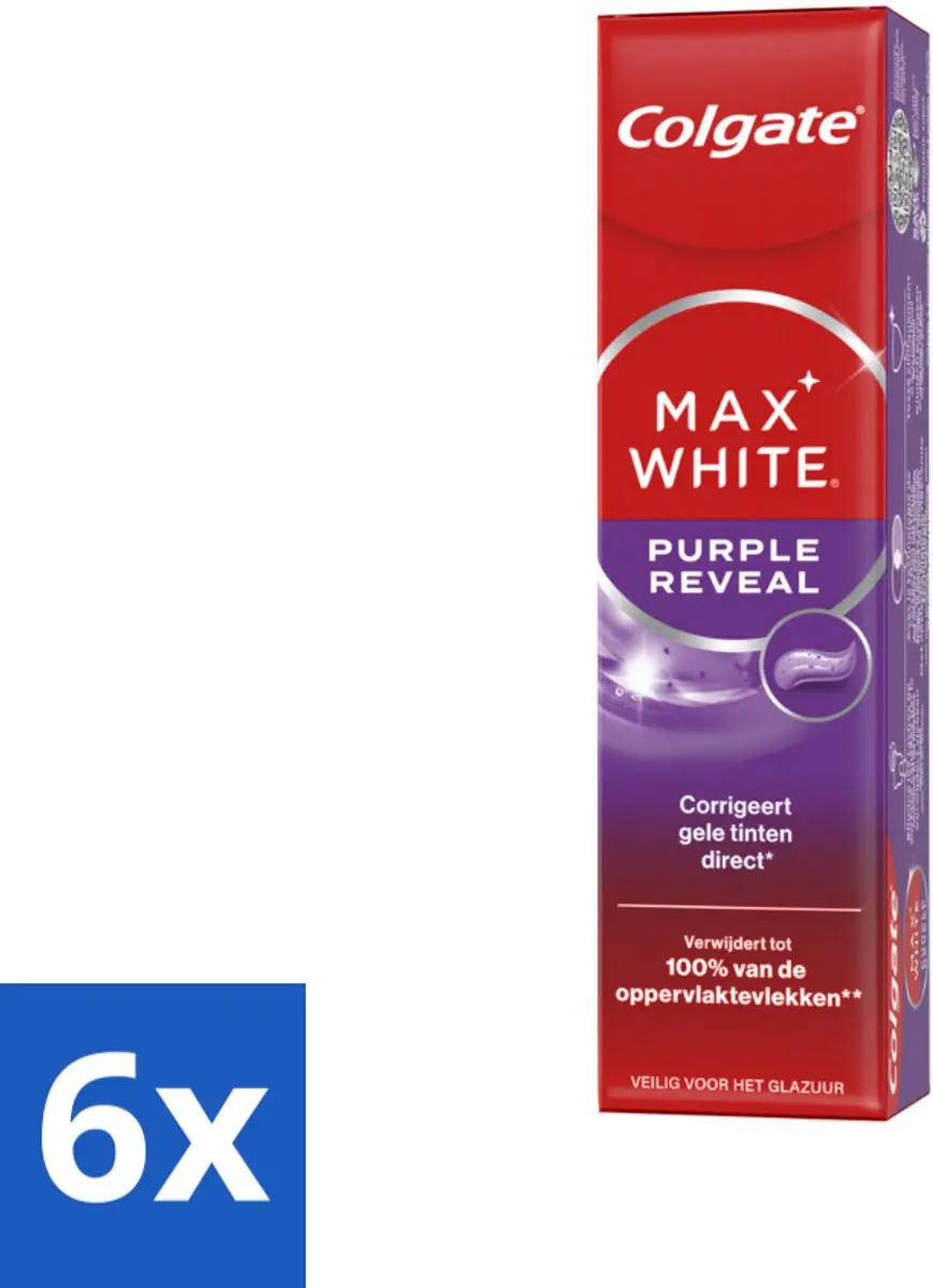 Colgate Max White Purple Reveal Tandpasta 75ml