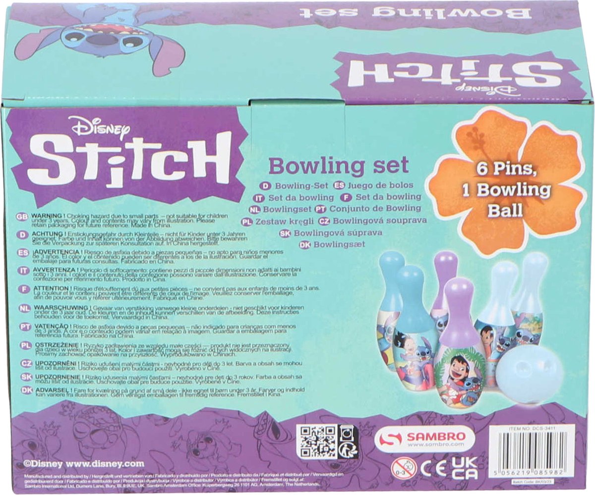 Lilo & Stitch Bowlingset - Disney Stitch Speelgoed