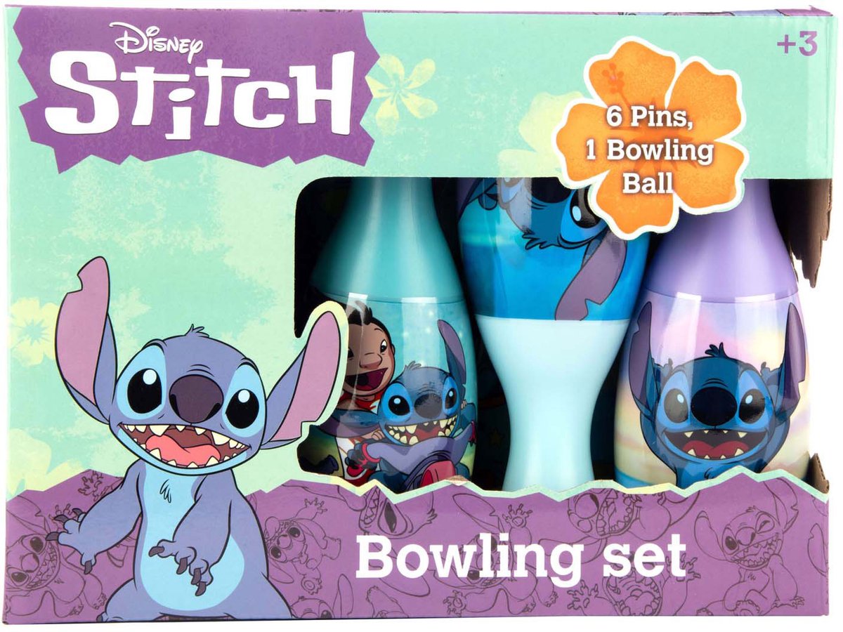 Lilo & Stitch Bowlingset - Disney Stitch Speelgoed