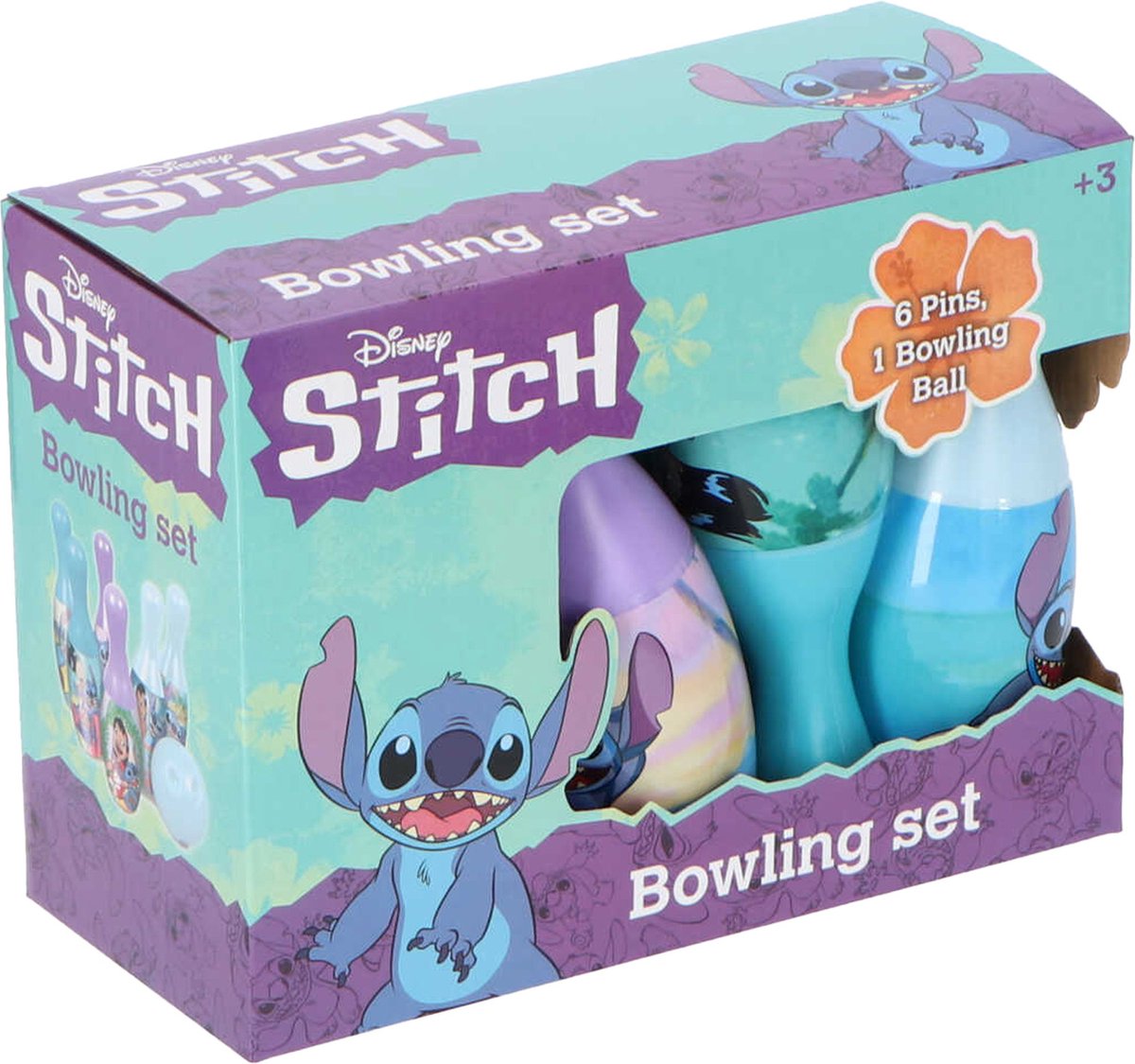 Lilo & Stitch Bowlingset - Disney Stitch Speelgoed