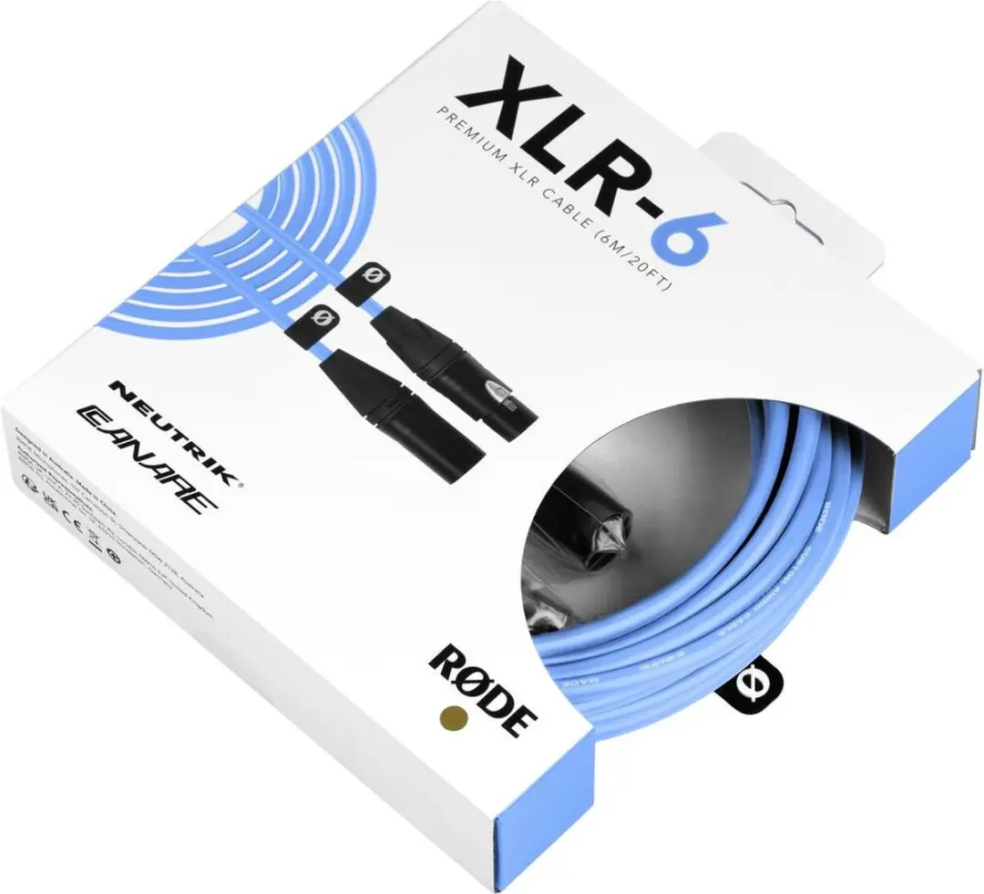 Rode XLR-6 Blauwe XLR-kabel