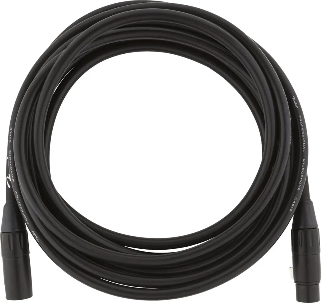 Fender Professional Microfoonkabel 4,5m - Zwart