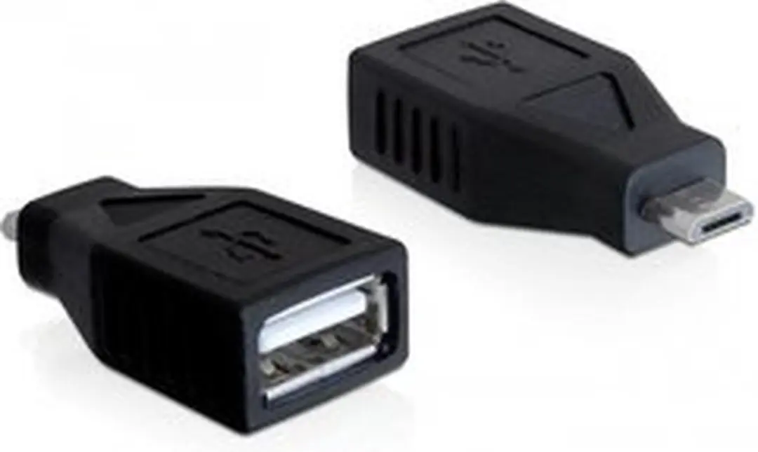 Delock USB Micro-B naar USB-A Adapter USB2.0 - Zwart