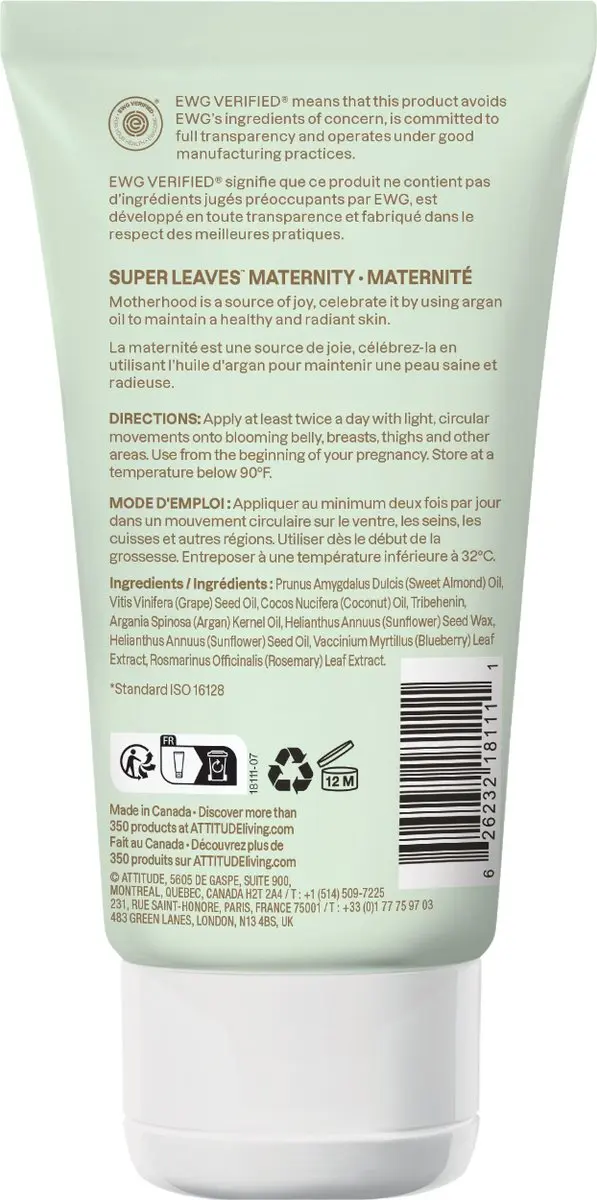 Attitude Maternity Stretch Oil Amandel & Argan 150ml