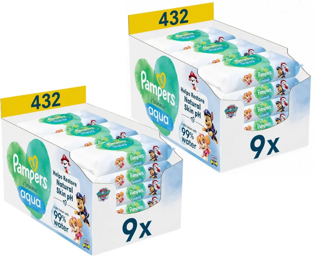 Pampers Harmonie Aqua Billendoekjes Paw Patrol