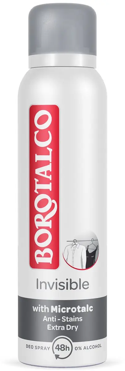 Borotalco Invisible Spray - 12 Stuks