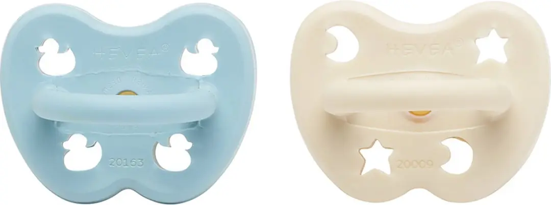 Hevea Two-Pack Fopspenen Newborn 0+