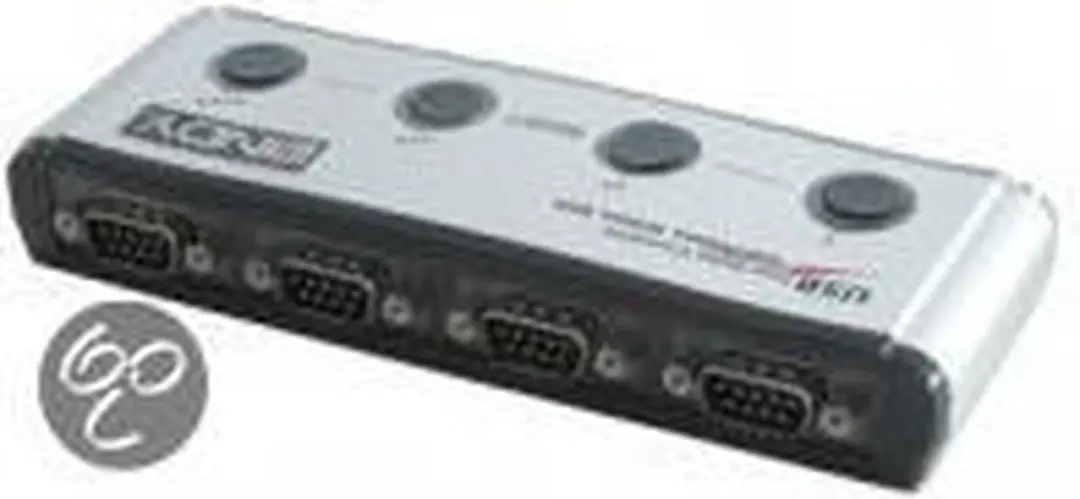 Lindy USB 1.1 Serieel Converter 42858 - Zilver/Zwart