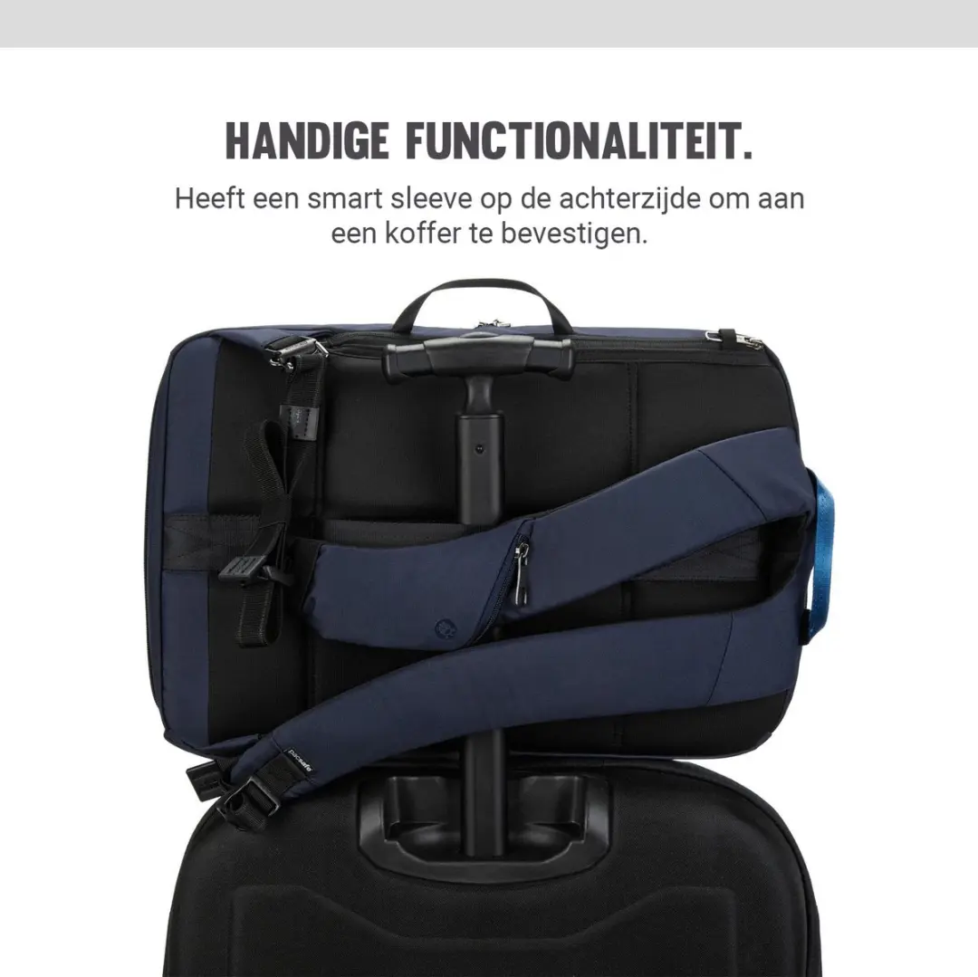 Pacsafe Metrosafe X Laptoptas 18L - 16 inch - RFID-blokkerend - Blauw
