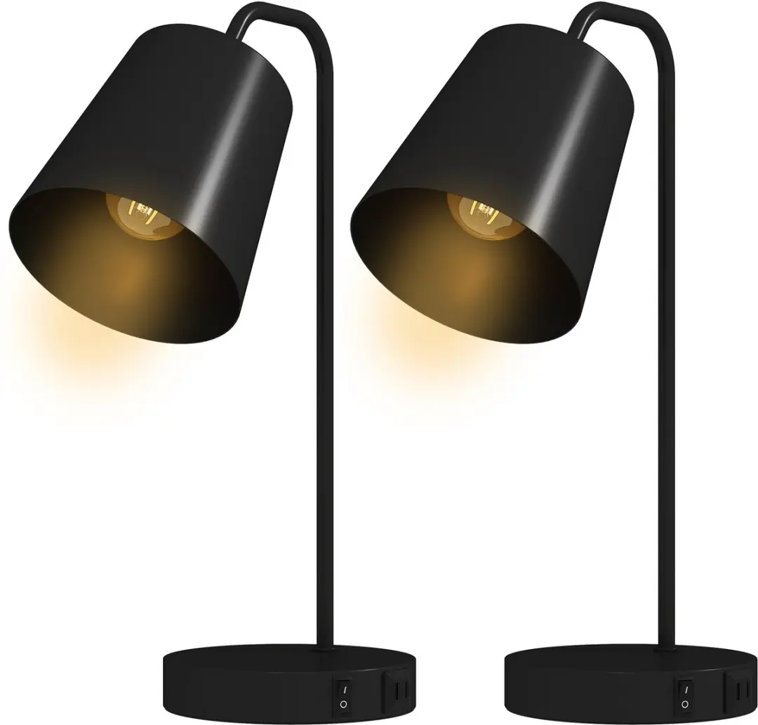 Homcom 2x Tafellamp
