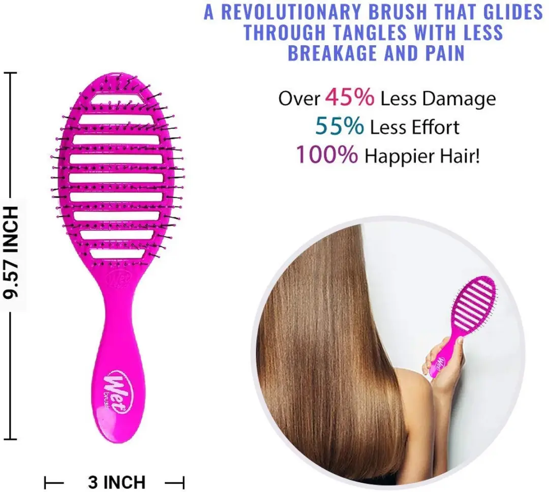 The Wet Brush Speed Dry Borstel - Roze