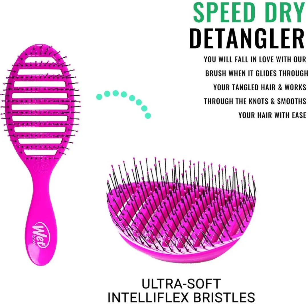 The Wet Brush Speed Dry Borstel - Roze