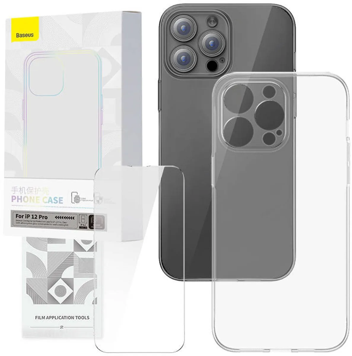 Baseus Corning Beschermset iPhone 12 Pro