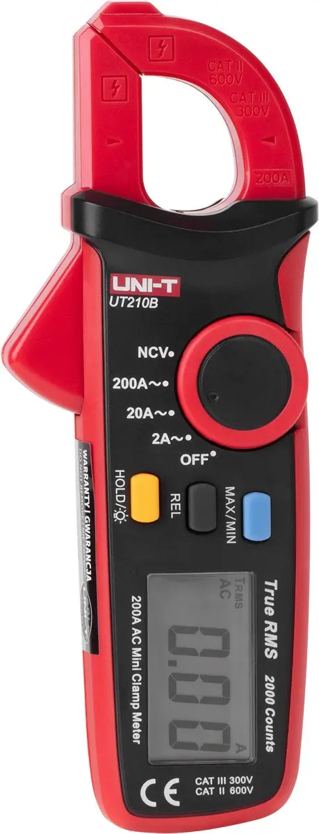 UNI-T UT210B Digitale Stroomtang