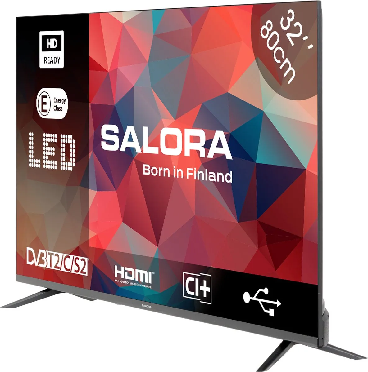 Salora 32HDB200 HD Ready TV 32" - Blauw - afbeelding 6 van 6