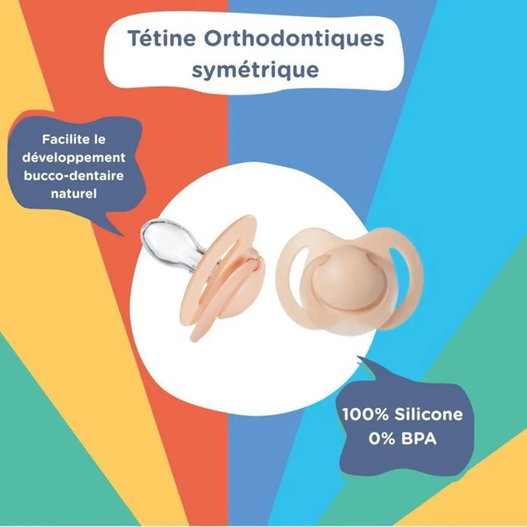 Nûby Orthodontische Fopspenen Set - 5 Stuks - Multicolor
