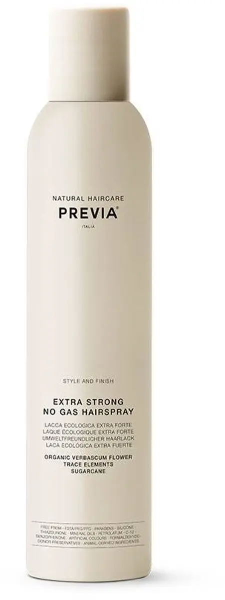 Previa Natural Haircare Haarlak Style and Finish Extra Strong 350ml