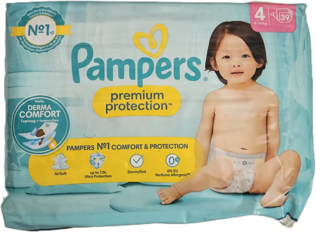 Pampers Premium Protection Luiers Maat 4 - 39 Stuks