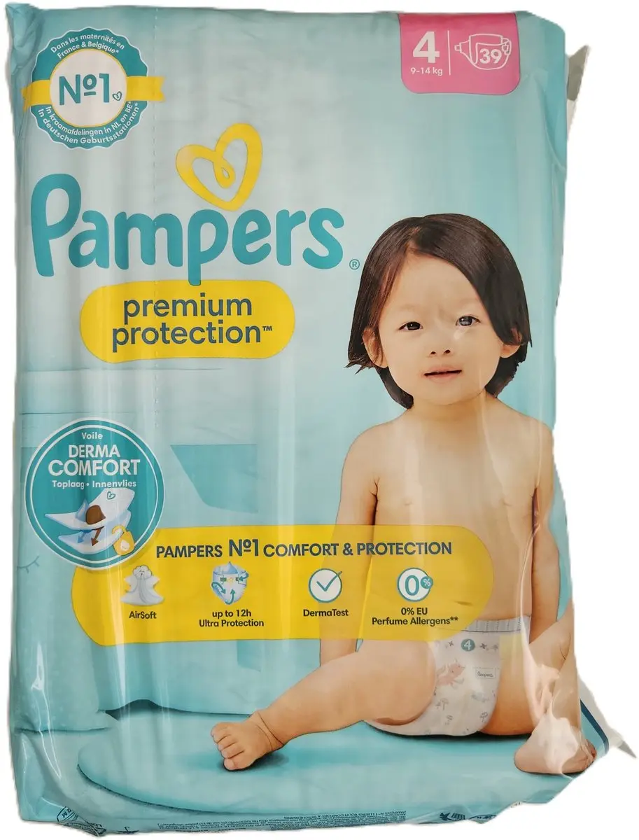 Pampers Premium Protection Luiers Maat 4 - 39 Stuks