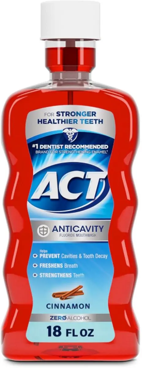 ACT Anticavity Fluoride Mondspoeling Cinnamon 532ml