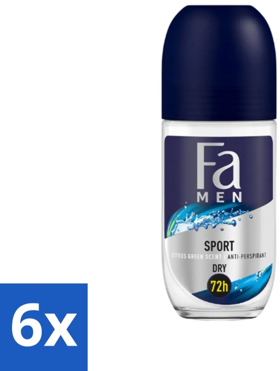 Fa Men Sport Deodorant Roller Citrus Green 300ml
