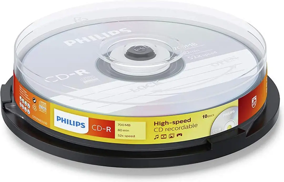 Philips CD-R 700MB CR7D5NB10 - 10 Stuks