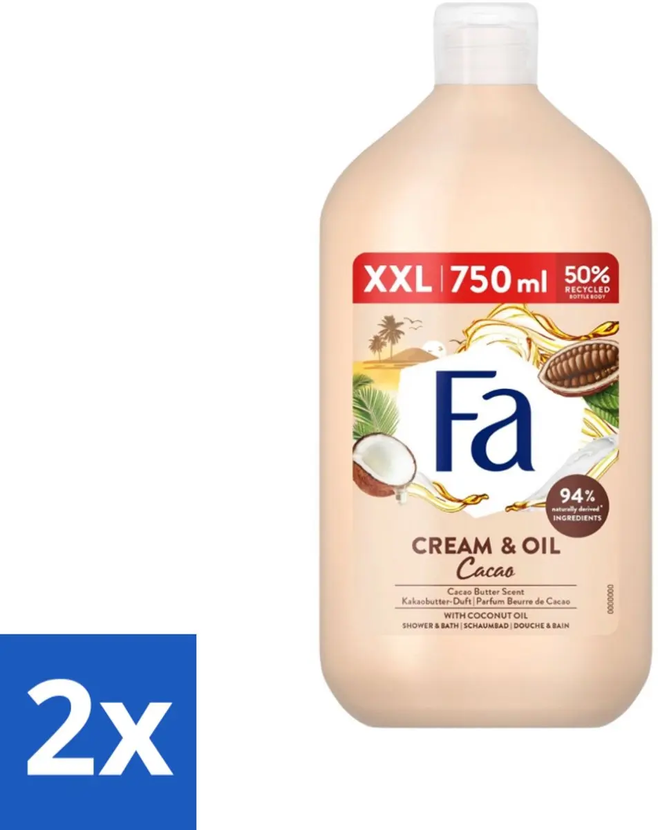 Fa Cream & Oil Cacao Bad- & Douchegel 750ml