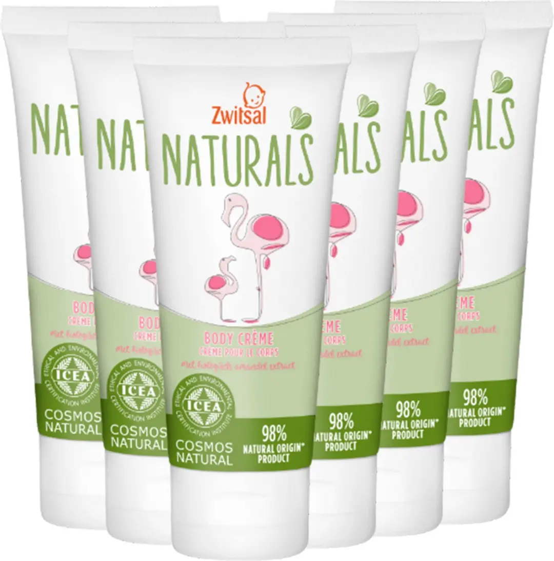 Zwitsal Naturals Bodycreme 6x100ml