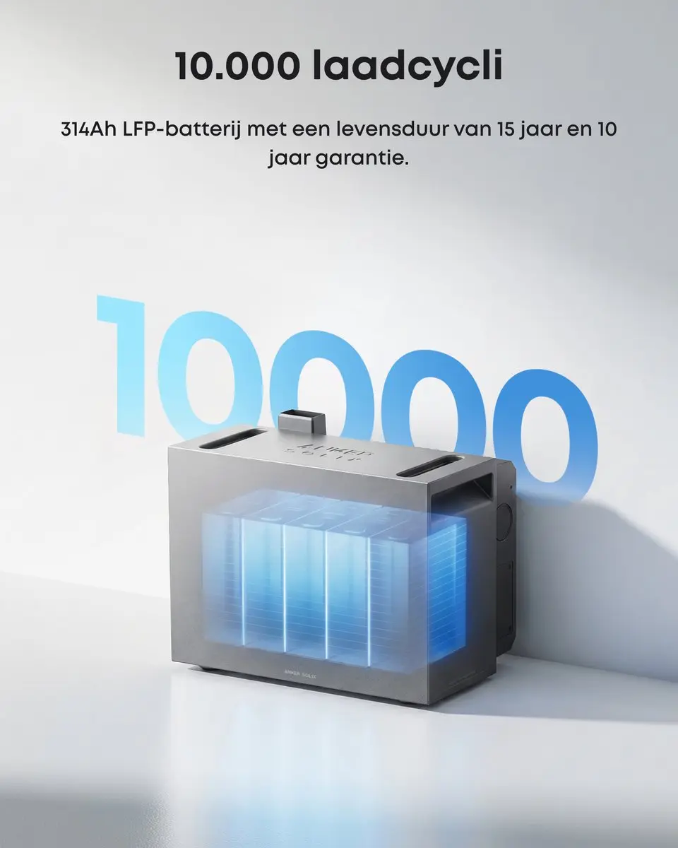 Anker SOLIX BP5000 Uitbreidingsbatterij 5000Wh