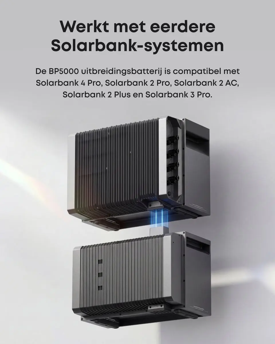 Anker SOLIX BP5000 Uitbreidingsbatterij 5000Wh - afbeelding 6 van 6
