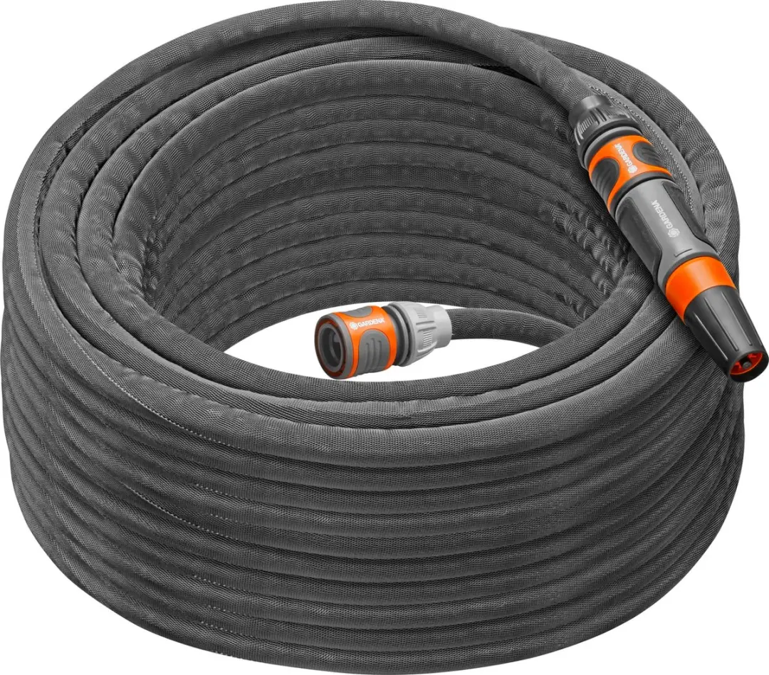 Gardena Liano Life Textielslangset 25m - 1/2" - Zwart