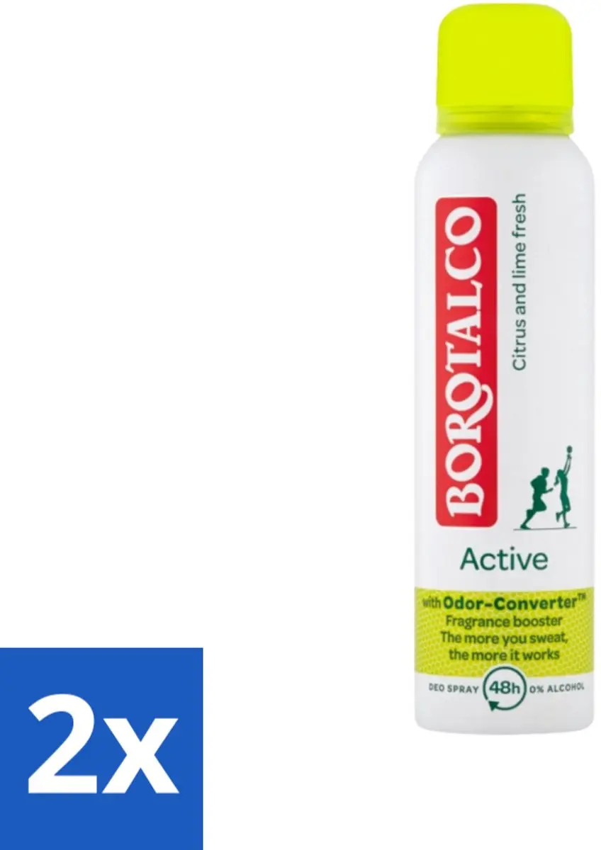 Borotalco Deodorant Spray Active Citrus & Lime Fresh 150ml