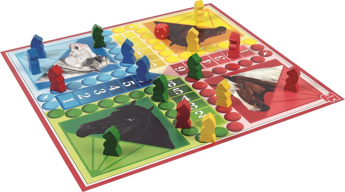 Jumbo Paardjesspel Bordspel - 2-4 Spelers