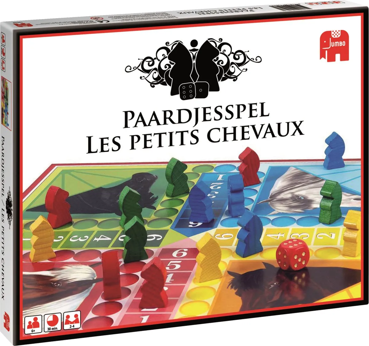 Jumbo Paardjesspel Bordspel - 2-4 Spelers