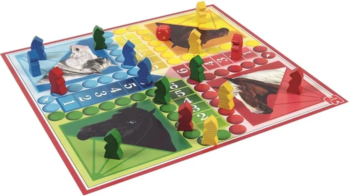 Jumbo Paardjesspel Bordspel - 2-4 Spelers