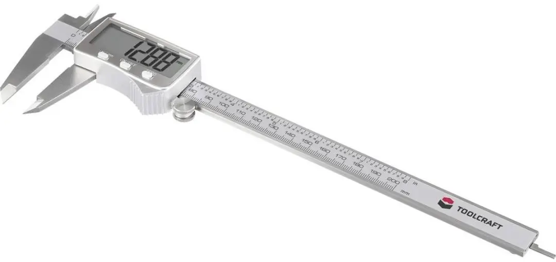 TOOLCRAFT TO-10668726 Digitale Schuifmaat 200mm