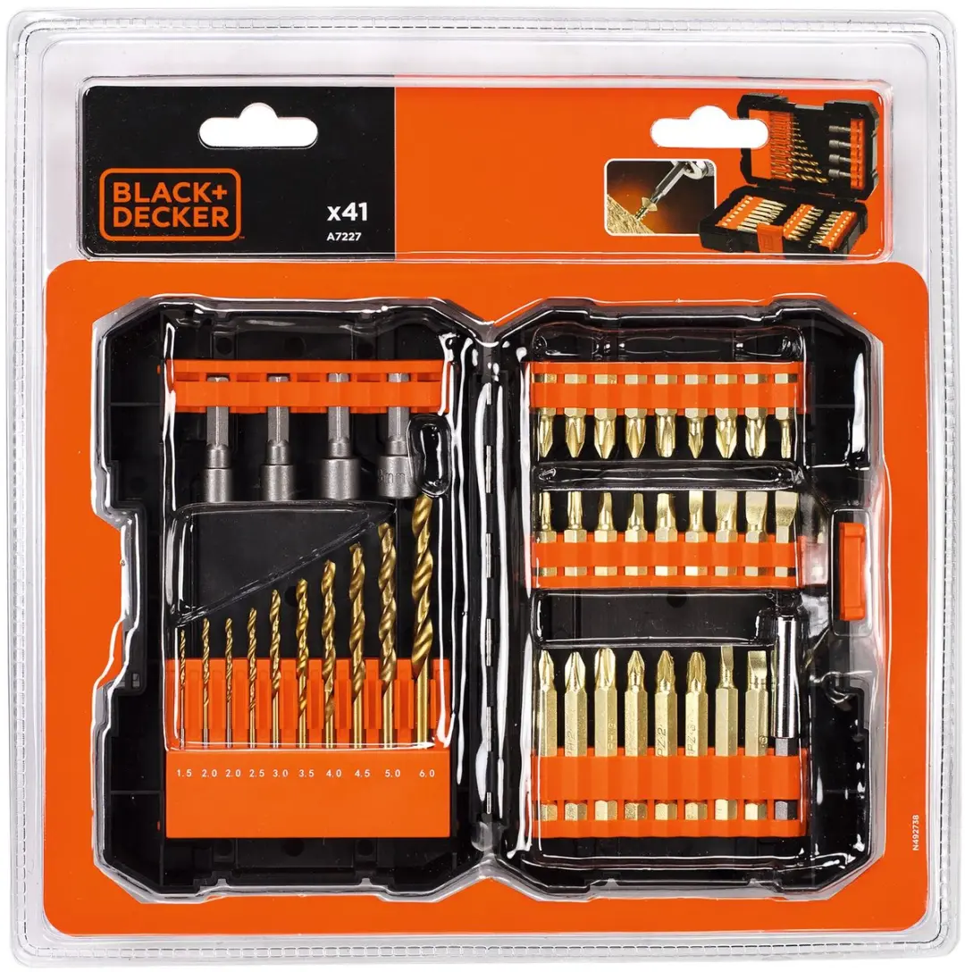 BLACK+DECKER Flip Boor & Bitset A7227-XJ - 1 Stuk