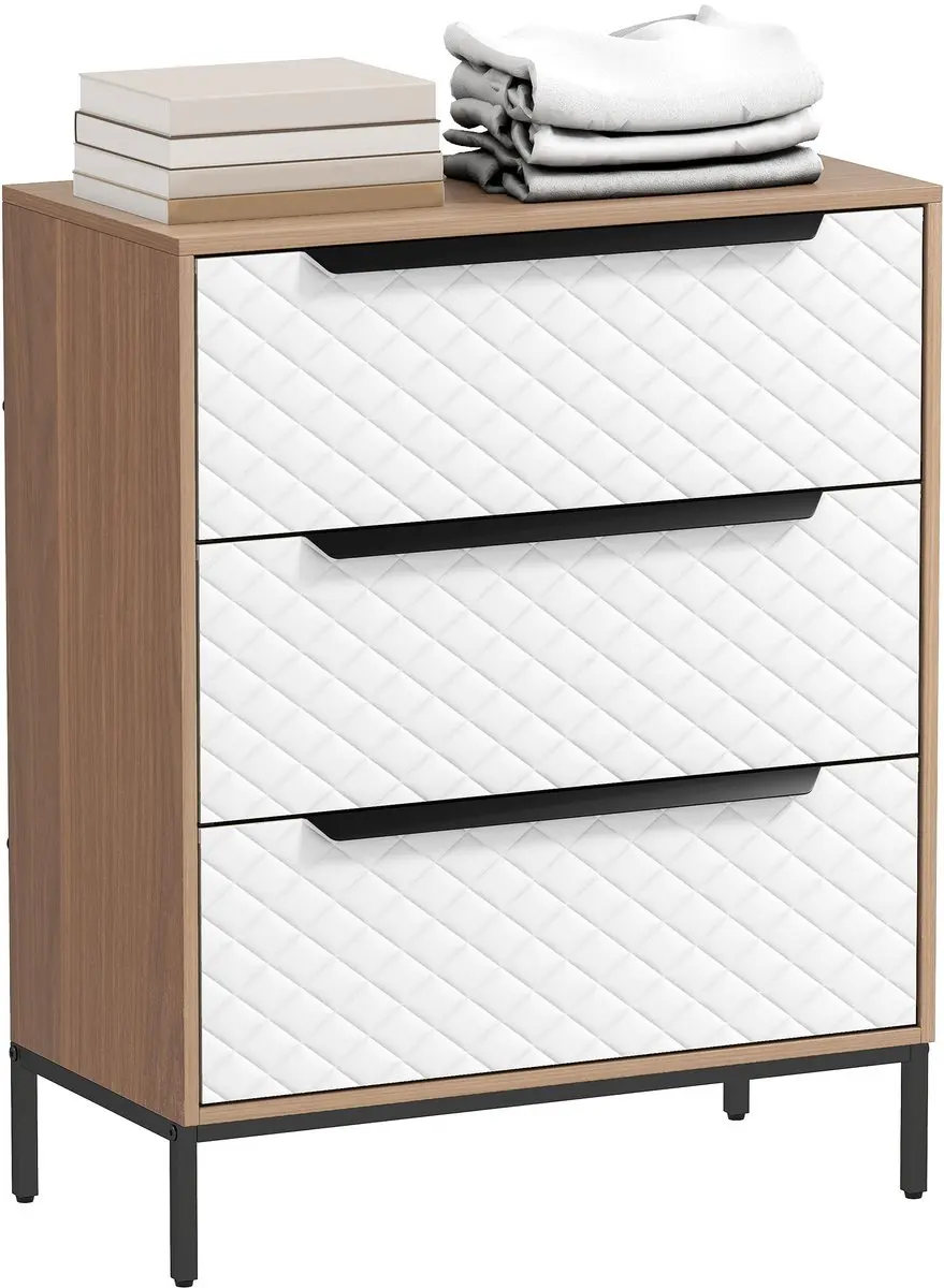 ECTEATOY Ladekast Nachtkastjes Hout 59,5x30x73,5cm