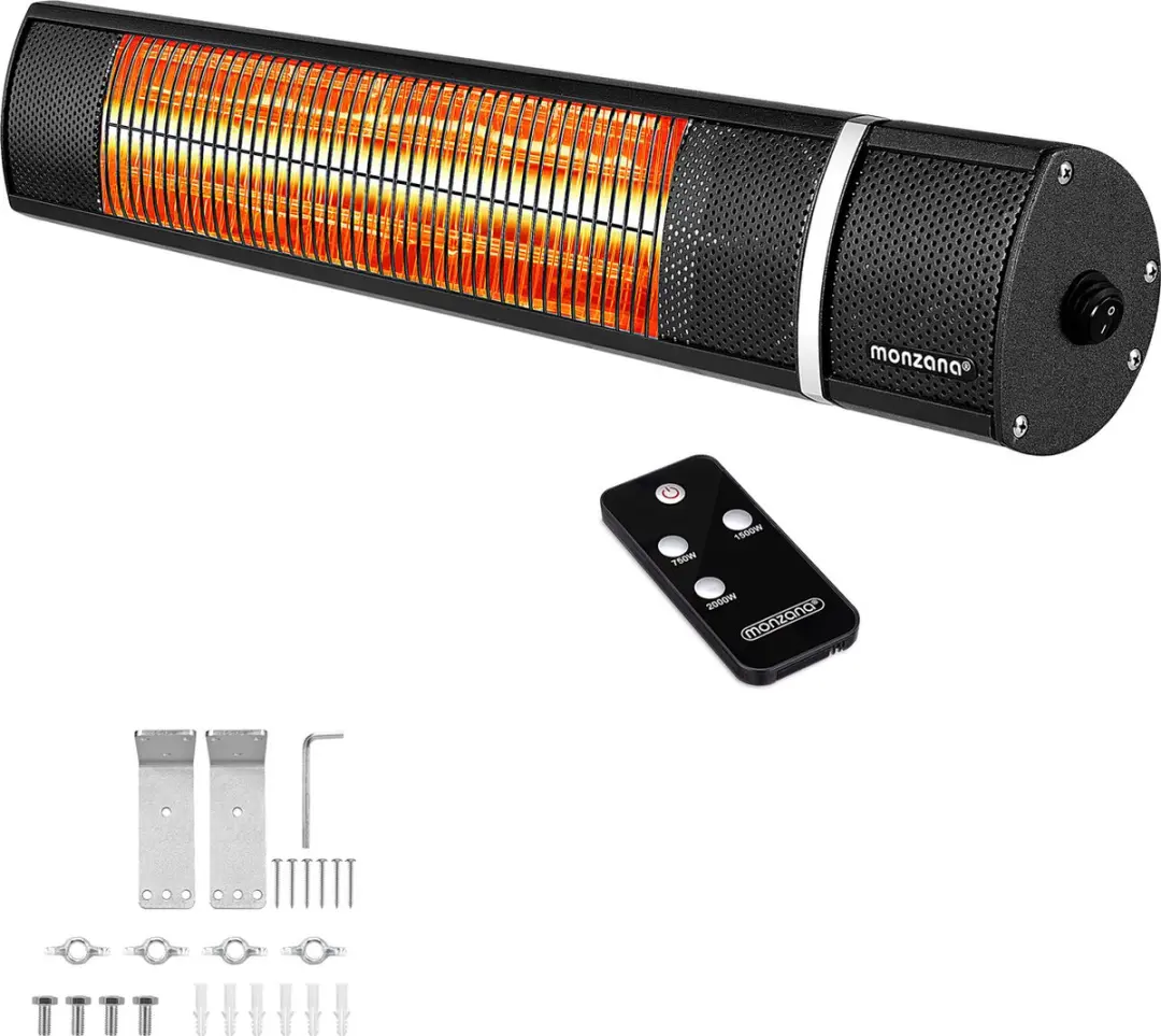 Monzana MZH2000 Infraroodstraler 2000W - Zwart