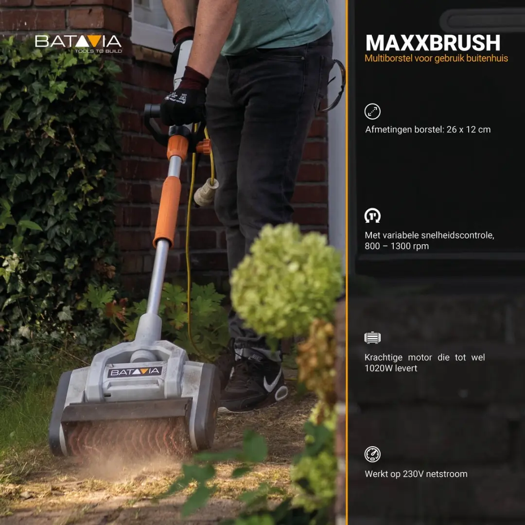 Batavia Maxxbrush 1020W Multiborstel 26cm - Nylon Spiraalborstel
