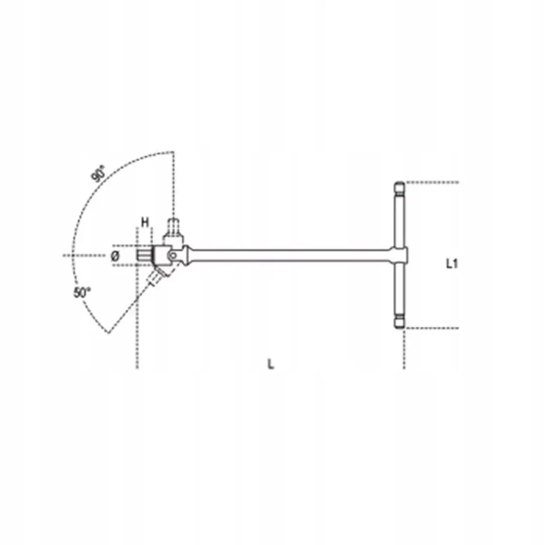 Beta T-sleutel met inbussleutel 5mm