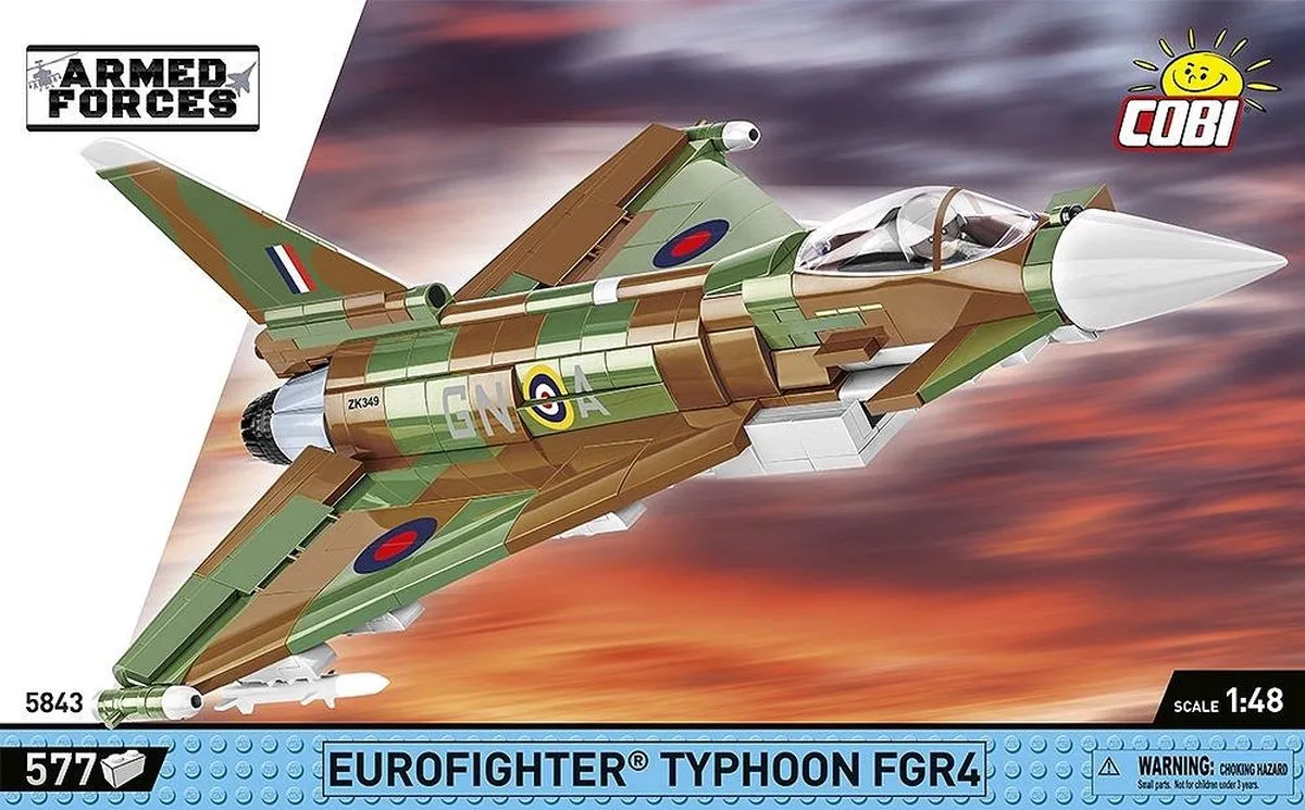 Cobi Raf Typhoon FGR4 COBI-5843 - 577 Onderdelen - Meerkleurig