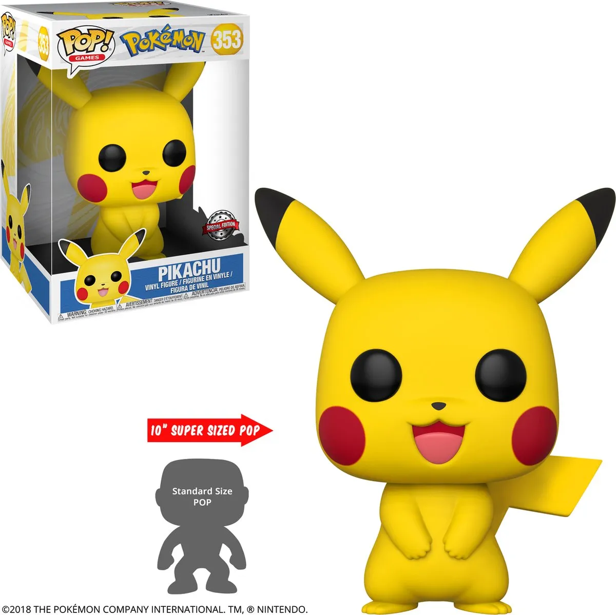 Funko POP Pokémon Pikachu FUN31542 - Oversized 25cm