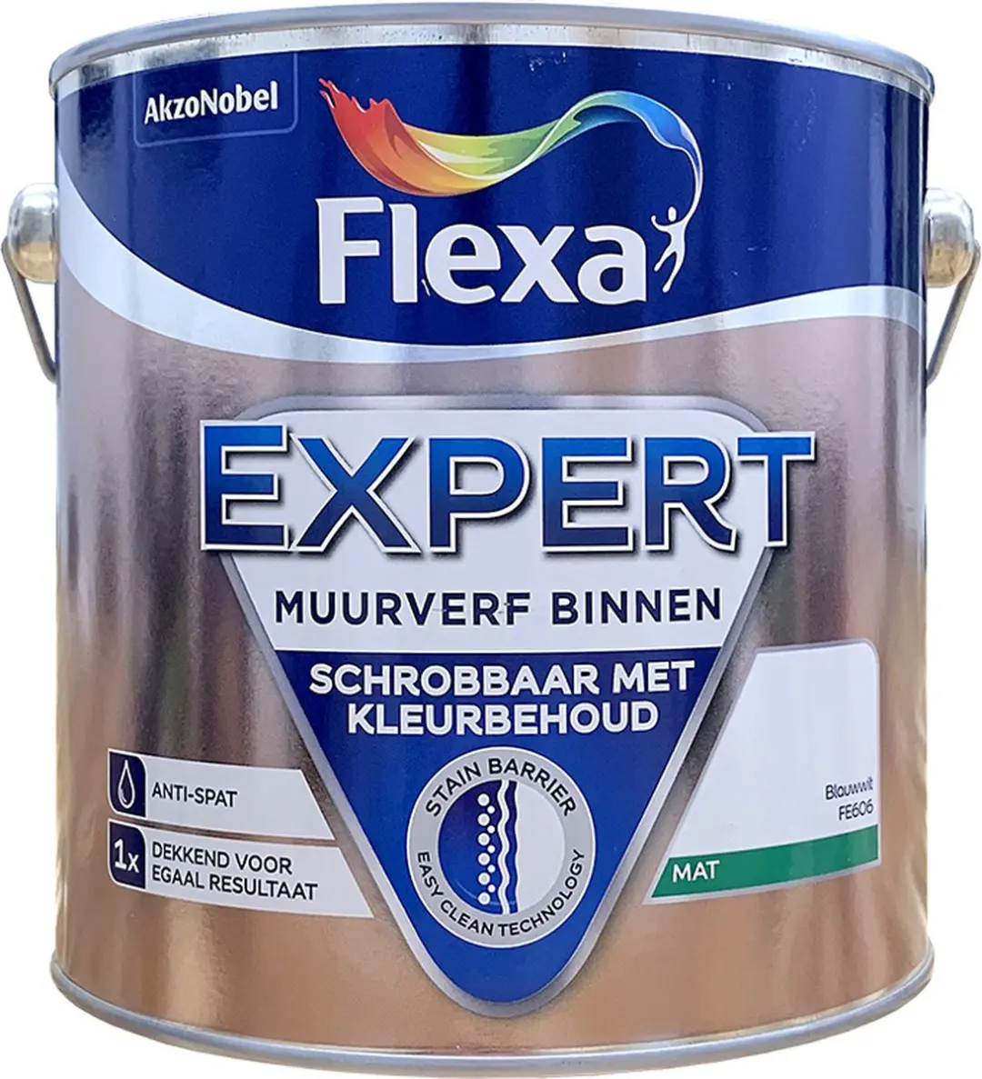Flexa Expert Muurverf Blauwwit 2,5L